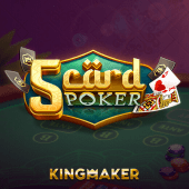 5 Card Poker queen casino cards